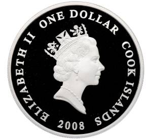 1 доллар 2008 года Острова Кука «Самолеты Антонова — Ан-2» — Фото №2