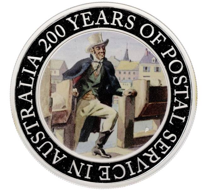 Монета 1 доллар 2009 года Австралия «200 лет почтой службе Австралии» (Артикул: K6-1135) — Фото №1