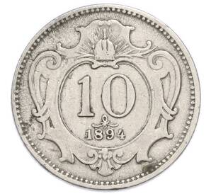10 геллеров 1894 года Австрия — Фото №1