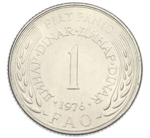1 динар 1976 года Югославия «Продовольственная программа — ФАО» — Фото №1