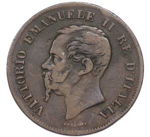 5 чентезимо 1861 года M Италия — Фото №2