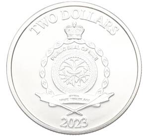 2 доллара 2023 года Ниуэ «Древо жизни» — Фото №2