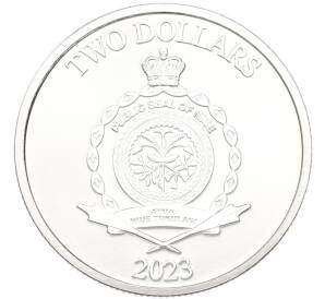2 доллара 2023 года Ниуэ «Древо жизни» — Фото №2