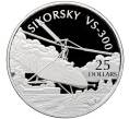 Монета 25 долларов 2003 года Соломоновы острова «Самолеты — Sikorsky VS-300» (Артикул: T11-51557) — Фото №1