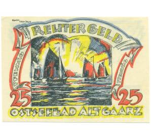 25 пфеннигов 1922 года Германия — община Альт-Гаарц (Нотгельд) — Фото №2