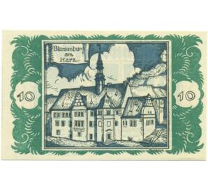 10 пфеннигов 1921 года Германия — город Брауншвейг (Нотгельд) — Фото №2