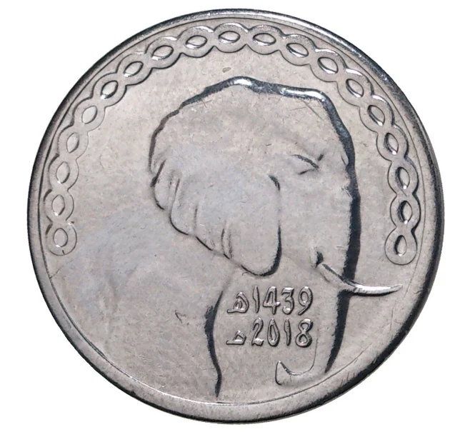 Монета 5 динаров 2018 года Алжир (Артикул M2-37104)