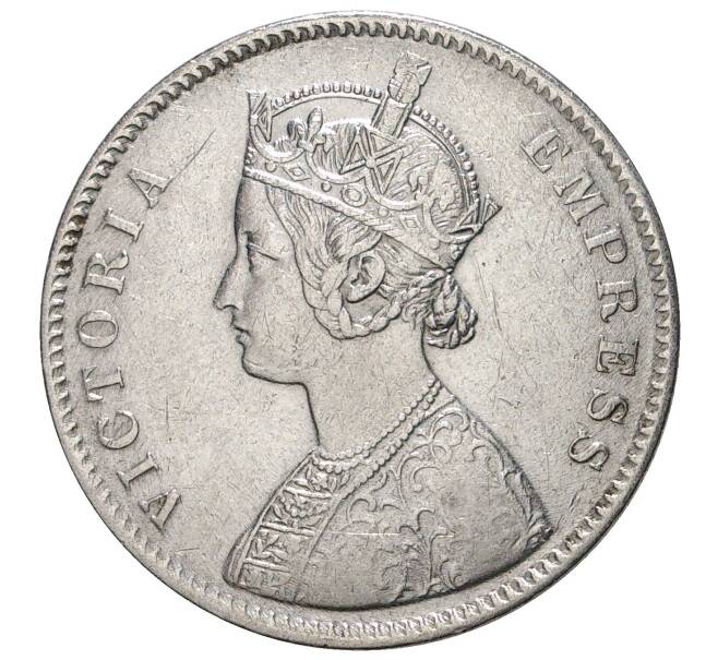 1 рупия 1884 года Британская Индия (Артикул M2-37116)