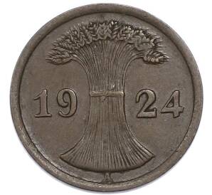 2 рентенпфеннига 1924 года A Германия