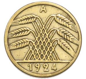10 рентенпфеннигов 1924 года A Германия