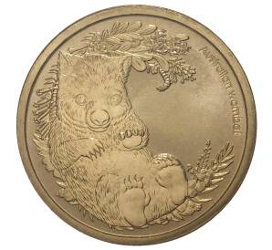 1 доллар 2013 года Австралия «Детеныши диких животных — Вомбат» — Фото №1