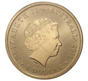 1 доллар 2011 года Австралия «Счастливого Рождества» — Фото №2