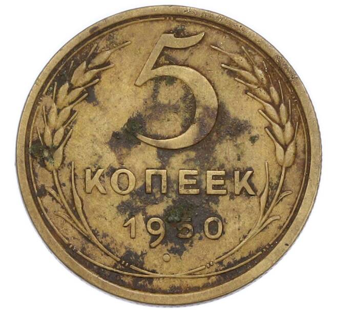 Монета 5 копеек 1950 года (Артикул: K7-3981) — Фото №1