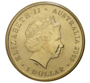 1 доллар 2009 года Австралия «Год быка» — Фото №2