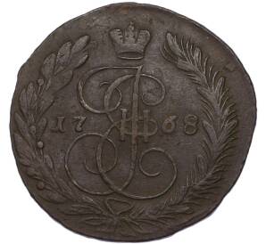 5 копеек 1768 года ЕМ — Фото №1