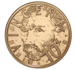 10 евро 2003 года Нидерланды «150 лет со дня рождения Винсента Ван Гога» — Фото №1