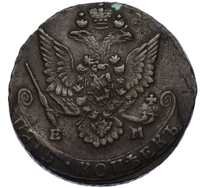 Монета 5 копеек 1782 года ЕМ (Артикул: K12-91751) — Фото №2