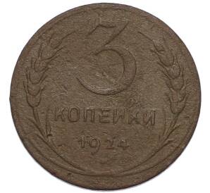 3 копейки 1924 года