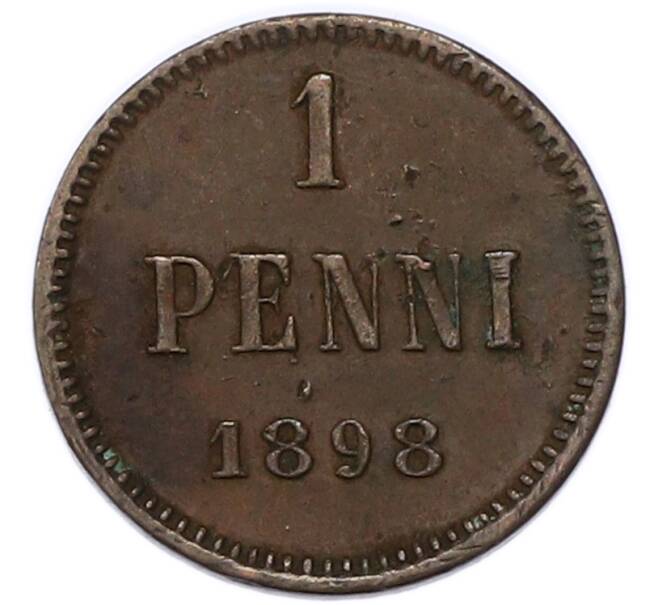 Монета 1 пенни 1898 года Русская Финляндия (Артикул: K7-4254) — Фото №1