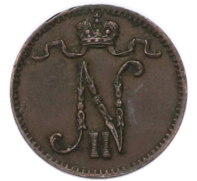 Монета 1 пенни 1902 года Русская Финляндия (Артикул: K7-4255) — Фото №2