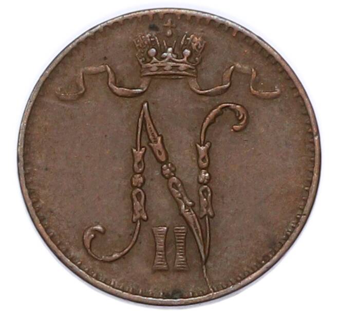 Монета 1 пенни 1903 года Русская Финляндия (Артикул: K7-4256) — Фото №2