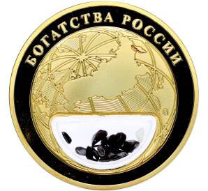Жетон 2020 года «Богатства России — Обсидиан» — Фото №2