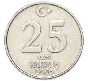 25 новых курушей 2005 года Турция — Фото №1