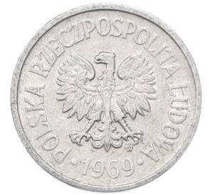 10 грошей 1969 года Польша