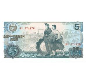 5 вон 1978 года Северная Корея