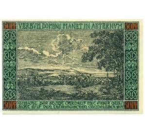 50 пфеннигов 1921 года Германия — город Ордруф (Нотгельд) — Фото №1