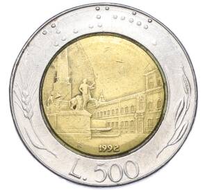500 лир 1992 года Италия — Фото №1