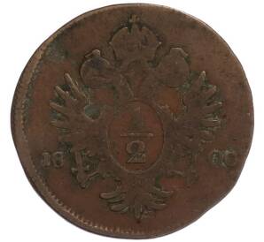 1/2 крейцера 1800 года A Австрия — Фото №1