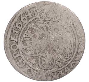 6 грошей 1664 года Польша