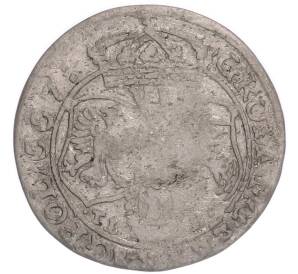 6 грошей 1667 года Польша
