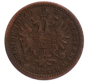 1 крейцер 1860 года A Австрия — Фото №2