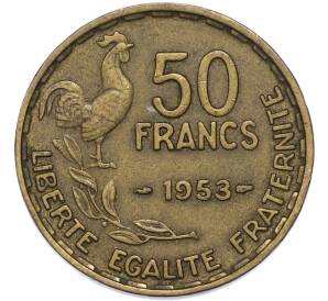 50 франков 1953 года Франция — Фото №1
