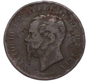 2 чентезимо 1867 года N Италия — Фото №1