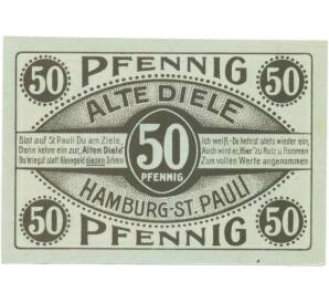 50 пфеннигов 1920 года Германия — город Гамбург (Нотгельд) — Фото №1