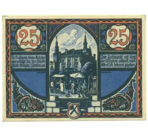 25 пфеннигов 1920 года Германия — город Штригау (Нотгельд) — Фото №2