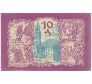 10 пфеннигов 1921 года Германия — город Пачкау (Нотгельд) — Фото №2