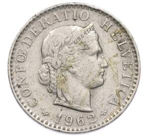 20 раппенов 1962 года Швейцария