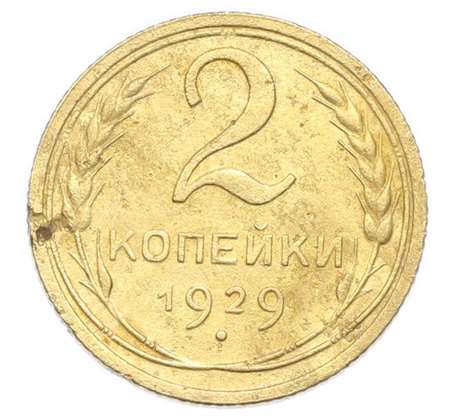 Монета 2 копейки 1929 года (Артикул: K12-92908) — Фото №1