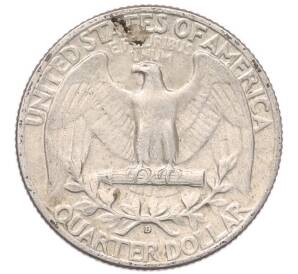 1/4 доллара (25 центов) 1964 года D США — Фото №2