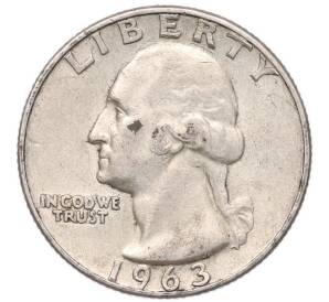 1/4 доллара (25 центов) 1963 года D США — Фото №1