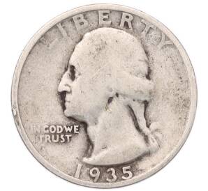 1/4 доллара (25 центов) 1935 года США — Фото №1