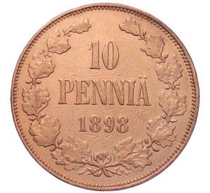 10 пенни 1898 года Русская Финляндия — Фото №1