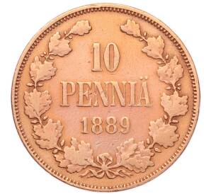 10 пенни 1889 года Русская Финляндия — Фото №1