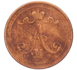 10 пенни 1876 года Русская Финляндия — Фото №2