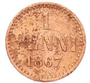 1 пенни 1867 года Русская Финляндия — Фото №1