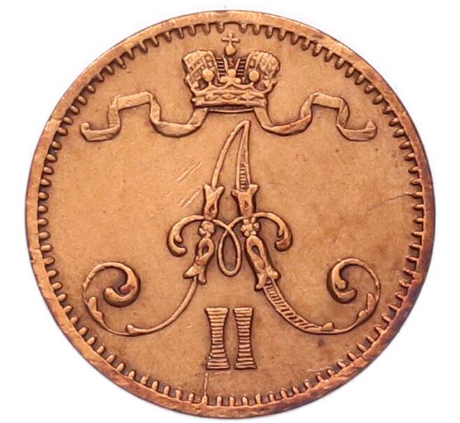 Монета 1 пенни 1874 года Русская Финляндия (Артикул: T11-53127) — Фото №2